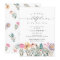 Little Wildflower Flower Baby Shower Invitation