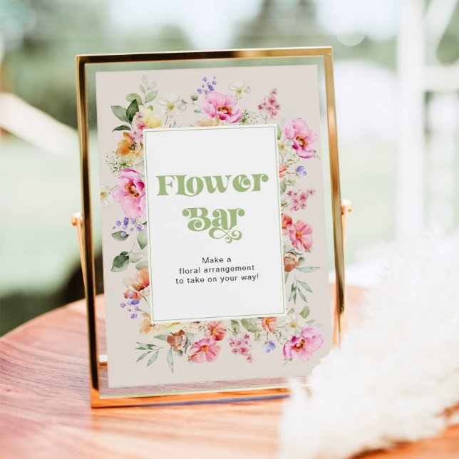 Little wildflower Flower bar Poster (Creator Uploaded)