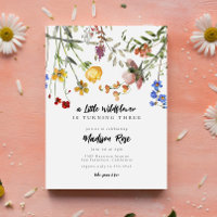 Little Wildflower Flower Garden Birthday Party