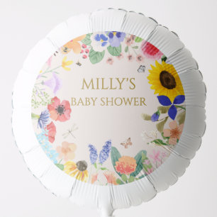 Little wildflower mama to Bee Baby Shower Balloon
