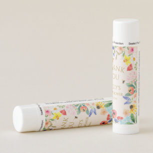 Little wildflower mama to Bee Baby Shower Lip Balm
