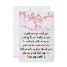 Little Wildflower Soft Pink Girl Baby Shower