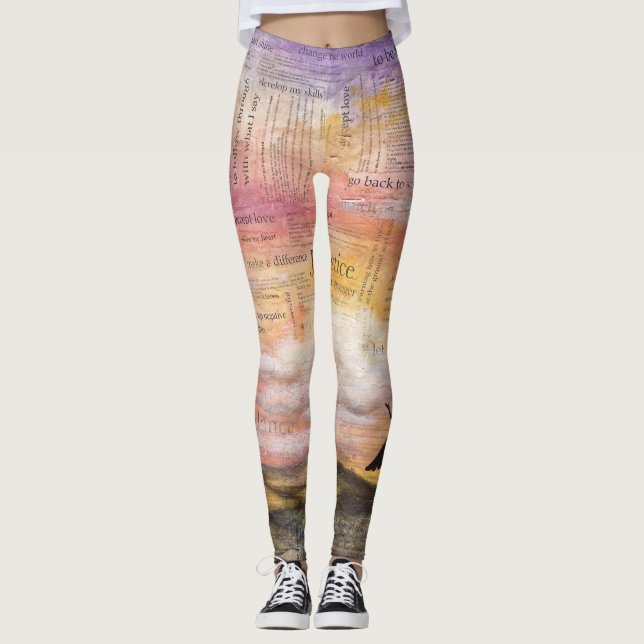 "Little Wings" Leggings (Front)