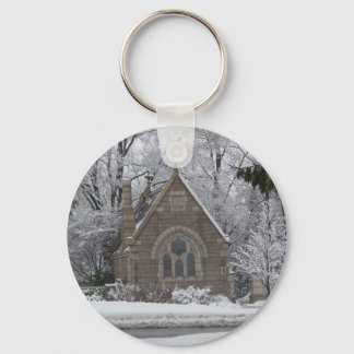 Little Winter Chapel on the go Keychain