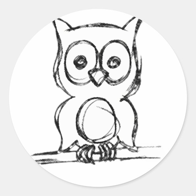 Little Wise Owl Stickers (Front)