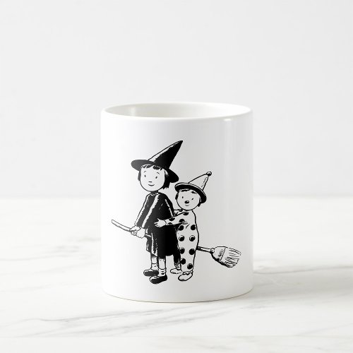 Little Witch And Clown Coffee Mug
