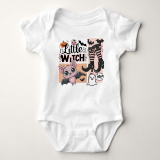 Little Witch Baby Halloween Baby Bodysuit