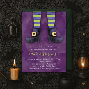 Little Witch Birthday Party Invitation