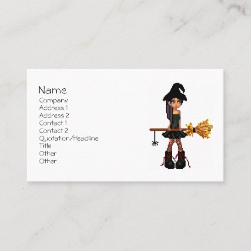 Little Witch Business Card