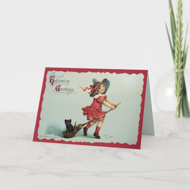 Little Witch Girl Card (Front)