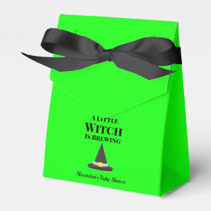 Little Witch is Brewing Halloween Pregnancy Favor Boxes