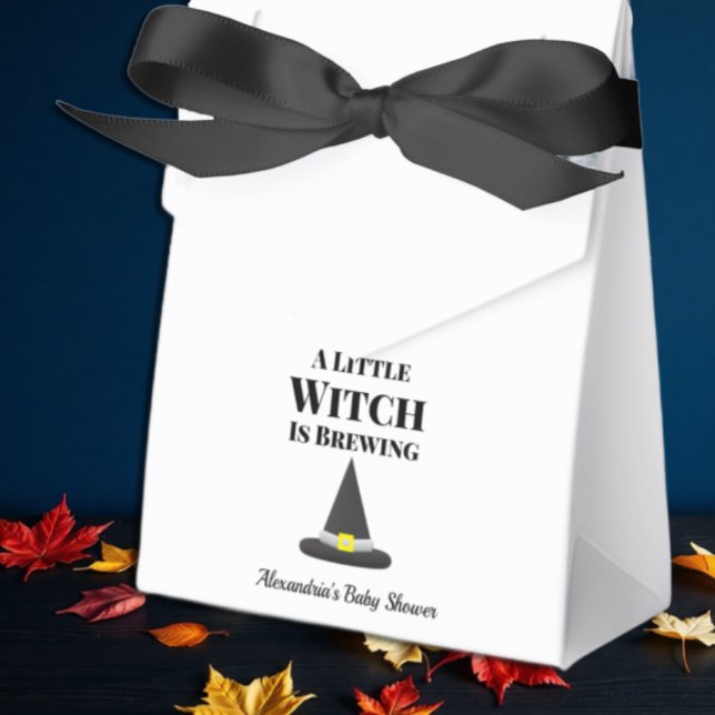 Little Witch is Brewing Halloween Pregnancy Favor Boxes (Creator Uploaded)