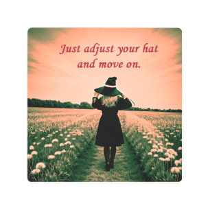Little Witch Metal Print