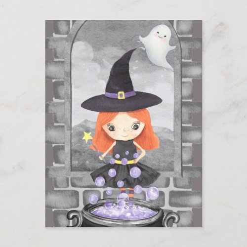 Little Witch Postcrossing Postcard