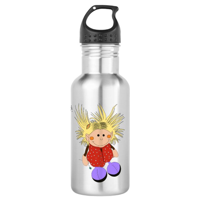 "Little Witch" Stainless Steel Water Bottle (Front)