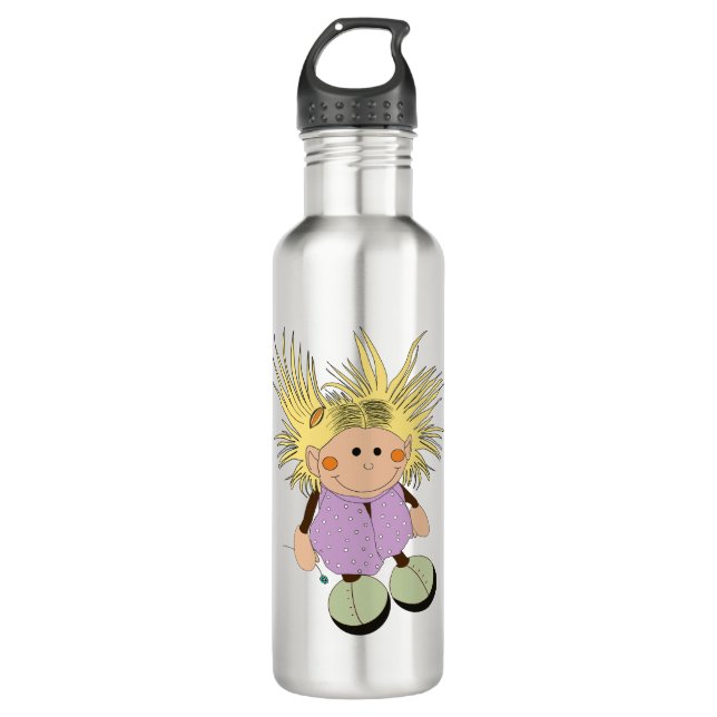 "Little Witch" Stainless Steel Water Bottle (Front)