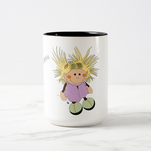 "Little Witch" Two-Tone Coffee Mug (Center)