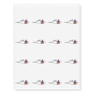 Little Witches Halloween Pregnancy Pregnan Temporary Tattoos