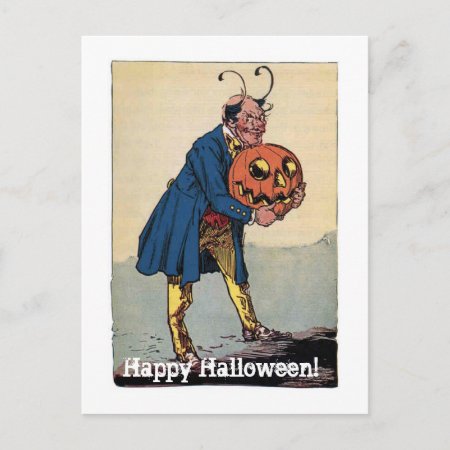 Little Wizard Stories Of Oz Halloween Postcard