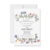 Little Wldflower Theme Field Baby Shower