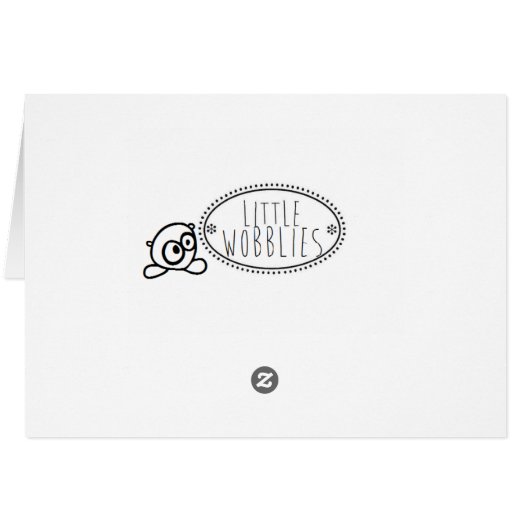 little wobblies doodle flower (Back Horizontal)