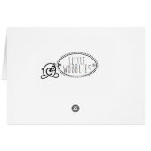 little wobblies doodle flower cards (Back Horizontal)