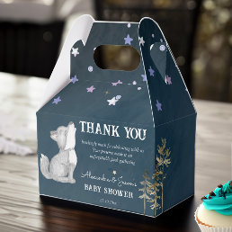 Little wolf themed baby shower favors favor boxes