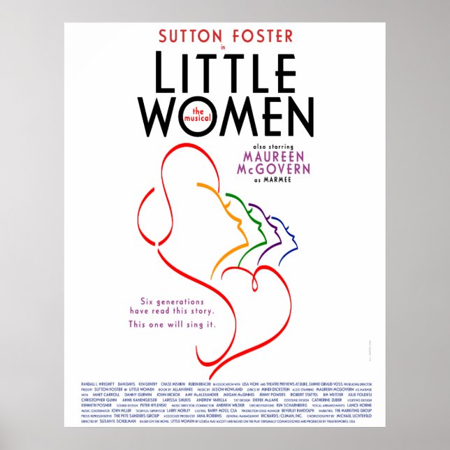 "Little Women" Broadway poster (Front)