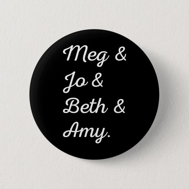 Little Women Characters II Button (Front)