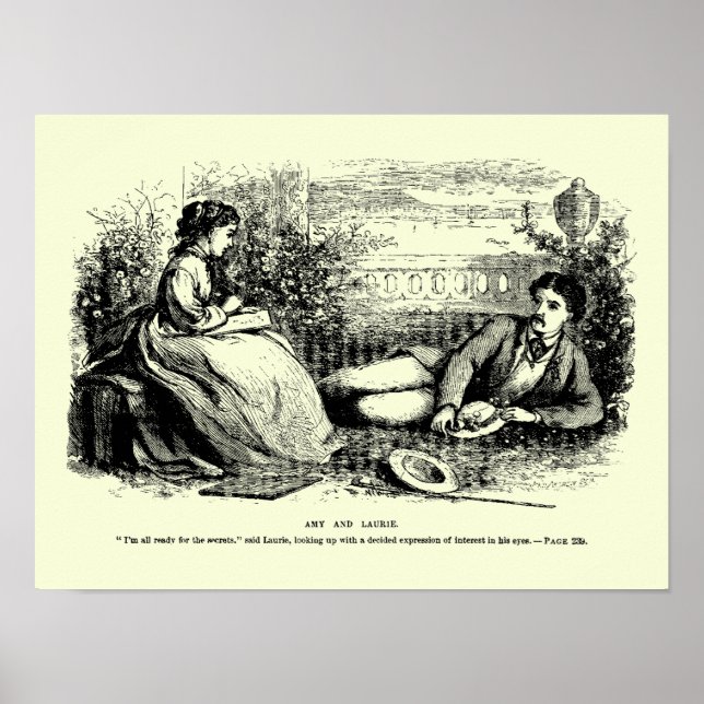 Little Women frontispiece 2 by May Alcott Poster (Front)