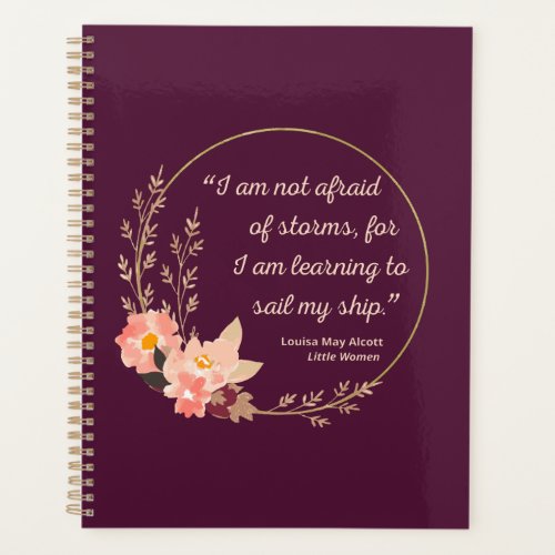 Little Women Quote I _ Cute Style Planner