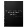 Little Women Quote II - Classic Style Notebook