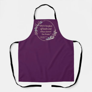 Little Women Quote II - Cute Style Apron