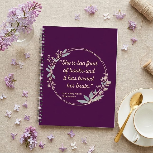 Little Women Quote II - Cute Style Notebook (Creator Uploaded)
