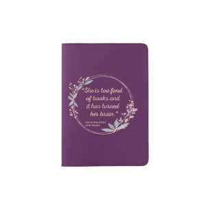 Little Women Quote II - Cute Style Passport Holder
