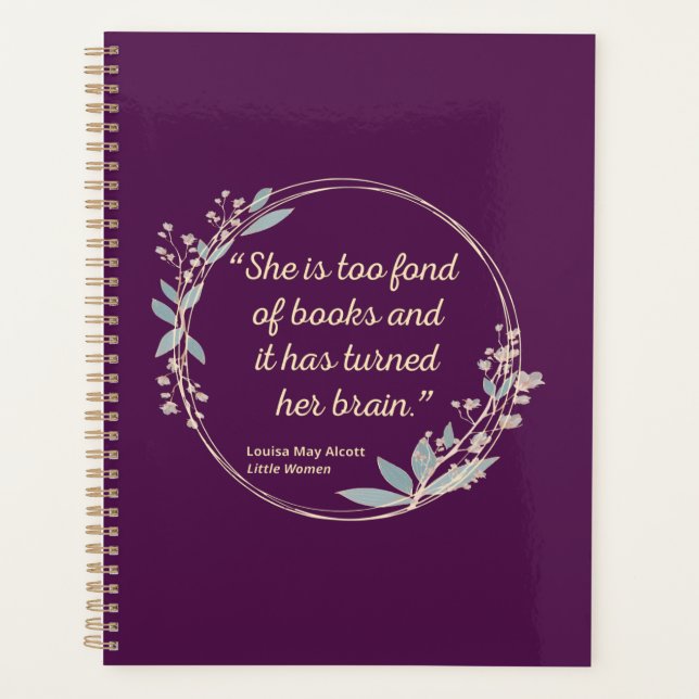 Little Women Quote II - Cute Style Planner (Front)