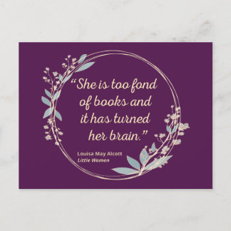 Little Women Quote II - Cute Style Postcard