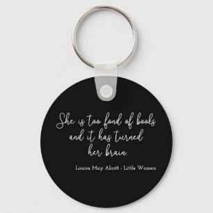 Little Women Quote II - Handwriting Style Keychain