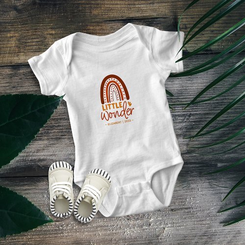 Little Wonder _ Personalised Name Bodysuit