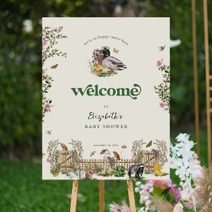 Little Wonders   Spring Garden Baby Shower Foam Board