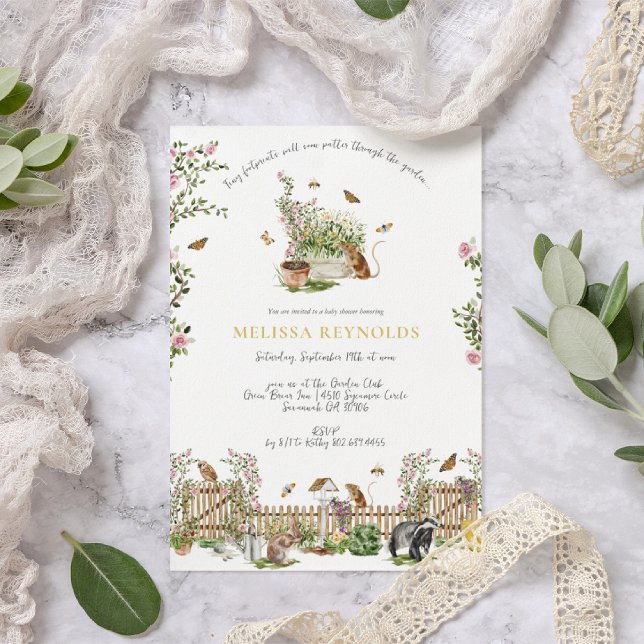 Little Wonders | Spring Garden Baby Shower Invitation (Creator Uploaded)