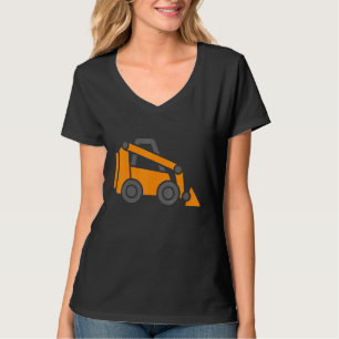 Little Worker Construction Skid Steer Loader Tract T-Shirt