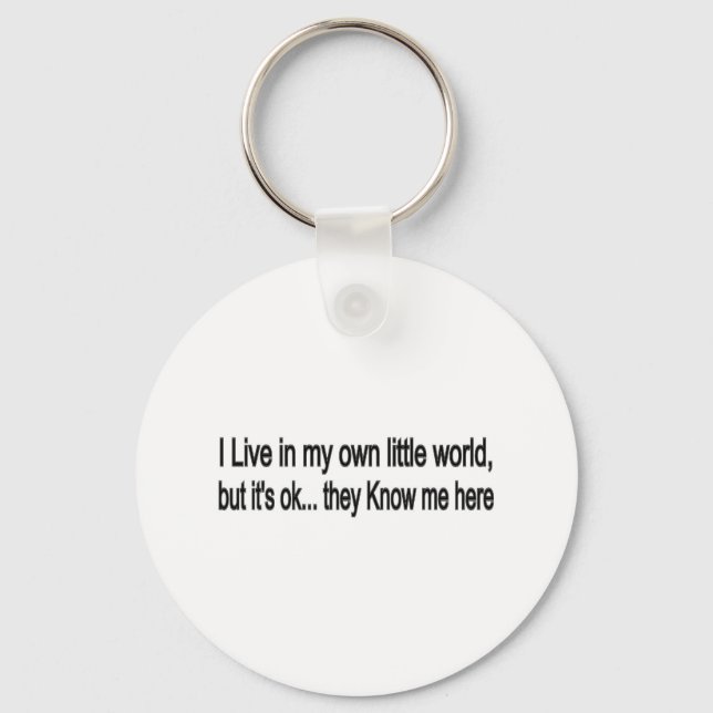 Little World Keychain (Front)