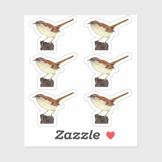 Little Wren Sticker (Sheet)