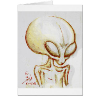 Little Yellow alien form -I am Number Four Cards