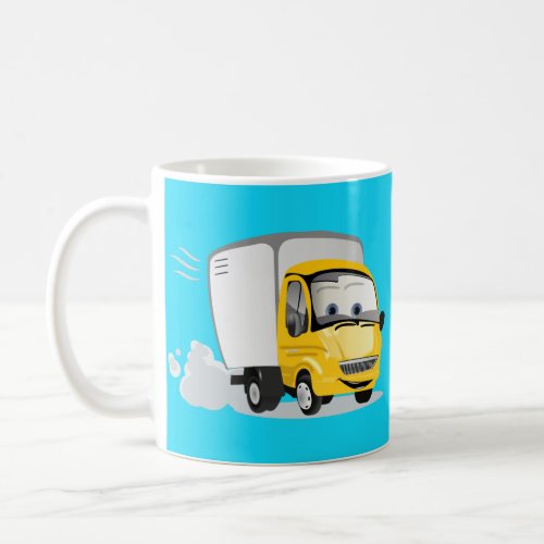 Little Yellow Cartoon Truck for Kids Coffee Mug