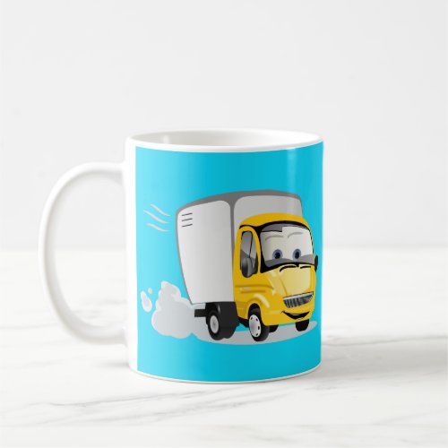 Little Yellow Cartoon Truck for Kids Coffee Mug