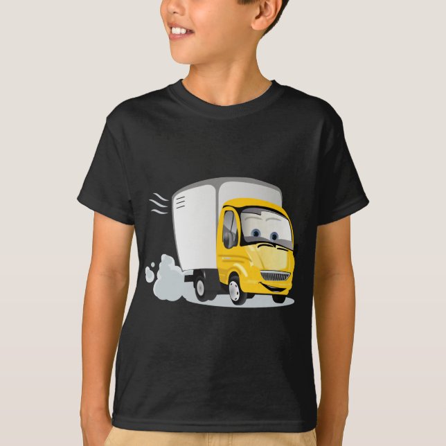 Little Yellow Cartoon Truck for Kids! T-Shirt (Front)