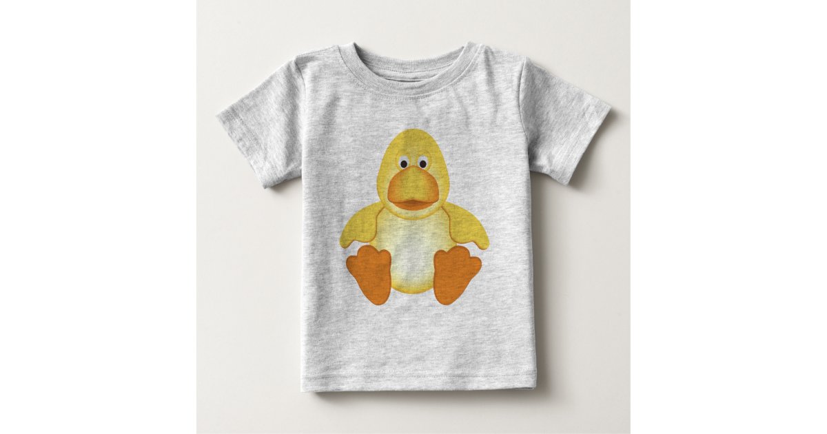 Little Yellow Duck Baby T-Shirt | Zazzle