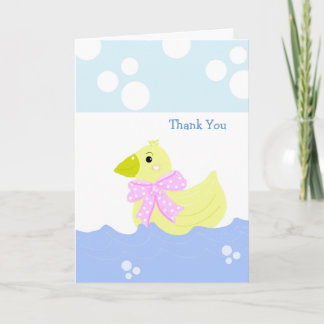 Little Yellow Duck Thank You Card